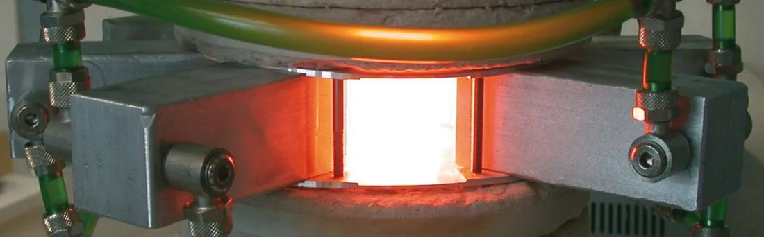 Thermophotovoltaic TPV thermal radiation test